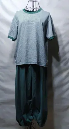 『CLOSSHI＊しまむら 大きいサイズ レディース ボーダー Tシャツ』
