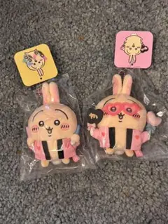 ちいかわ　オタ活　うさぎマスコット　2点セット