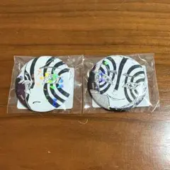 鬼滅の刃 オールスター缶バッジ 猗窩座 2つセット 新品未開封