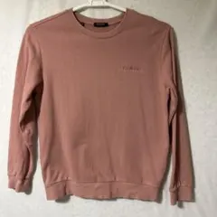 ピンク 長袖 トレーナー