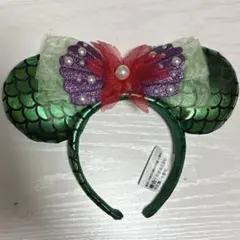 海外ディズニー　アリエル　カチューシャ　リトルマーメイド