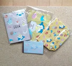 ミスド　ポケモン スケジュール帳 2024　　ポーチなど４点