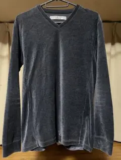KATHARINE HAMNETT キャサリン ハムネット ベロアVネック M