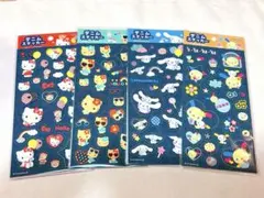 【24時間以内発送】サンリオ デニムステッカー 4点