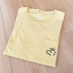 ユニクロ　スヌーピー　ピーナッツ　UT Tシャツ　Lサイズ　黄色　イエロー
