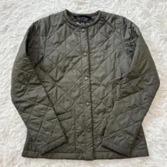 ラベンハム LAVENHAM ノーカラー キルティングジャケット 36