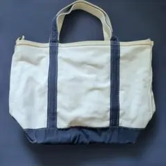 L.L.Bean エルエルビーン トートバッグ ショルダーバッグ キャンバス 紺
