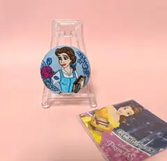 ♦1点限り♦ディズニー刺繍缶バッジ　美女と野獣刺繍缶バッジ
