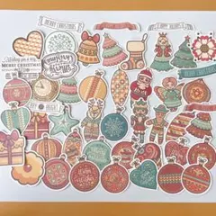 クリスマスシール ステッカー セット 約50入り
