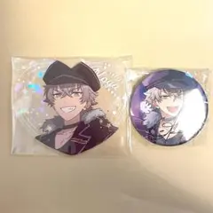 あんスタ ポートレートサイン缶バッジ ポトレ缶 ぴくりあ ホロ 大神晃牙 セット