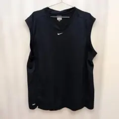 Nike DRI-FIT ブラック タンクトップ ＸＸＬ 3L ネイビー紺中古品