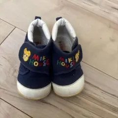 ミキハウス ネイビー ベビーシューズ