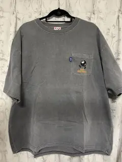 【who'swho】グレー ポケット付き Tシャツ Lサイズ