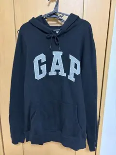 GAP ブラック フード付きパーカー