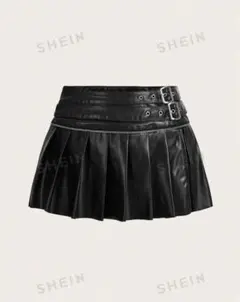 SHEIN レザースカート