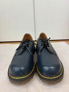 希少 ドクターマーチン 3ホールシューズ 1461 ネイビー UK8 27cm