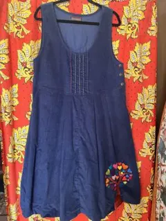 コーデュロイ 刺繍♡ワンピース