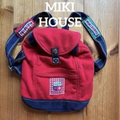 美品　旧ロゴ　MIKIHOUSEミキハウス　ベビー　ベルトロゴ　リュック