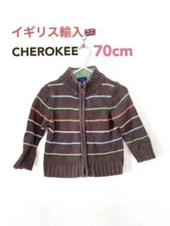CHEROKEE  インポート　6-9ヶ月 70  ニット　セーター　上着　冬