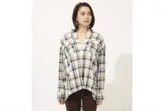 AZUL by MOUSSY チェック柄長袖シャツ