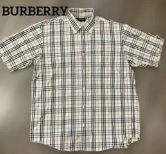 BURBERRY LONDON バーバリー 半袖 ボタンダウンシャツノバチェック