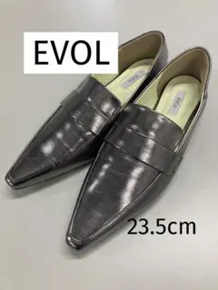 【EVOL】ローファー　メタリックブラウン23.5cmのサムネイル