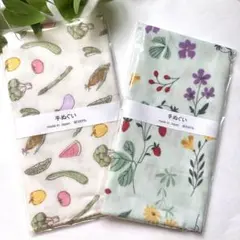 フォロー割♥即発送★特価セット ガーゼ　日本手ぬぐい　和柄　綿100％