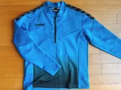 hummel ヒュンメル ハーフジップ ジャージ ブルー M ハンドボールのサムネイル