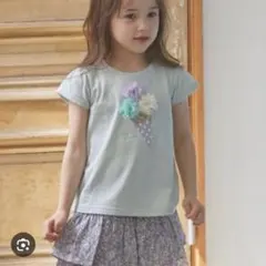 any FAM アイスクリーム 130 接触冷感　モシャモシャモチーフTシャツ