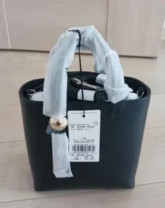 FURLA 黒 レザー ショルダーバッグ