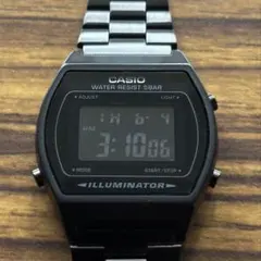 CASIO B640WB-1BJF反転液晶オールブラックモデルのサムネイル