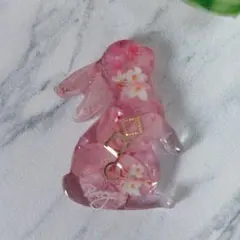 レジン ヘアゴム うさぎちゃん No.386 - メルカリ