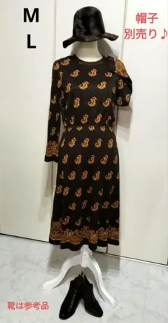 値下げ★美品☆ワンピース 秋冬 11号 M L