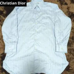 古着屋購入　Christian Dior 水色 長袖シャツ