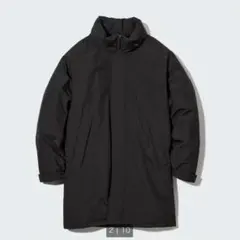 ユニクロ　防風パデッドコート　L ブラック