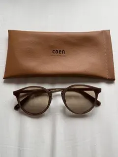 coen サングラス ブラウン ケース付きのサムネイル