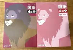 lione様専用　未記入未使用　四谷大塚　国語&演習問題集予習シリーズ　4年上