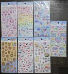 ぷっくりシール　7枚セット