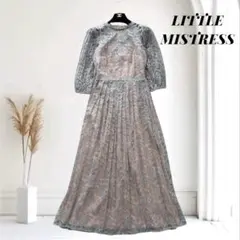 【未使用級✨】高級感 リトルミストレス 総レース ワンピース ドレス 結婚式 S