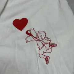 NIKE ナイキ 長袖 Tシャツ ロンT スウッシュ ハート 天使 ホワイト