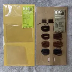 トラベラーズノート　リペアキット&ポケットシール