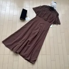 新品☆定価３００００円☆日本製ブラウンワンピース☆送料込