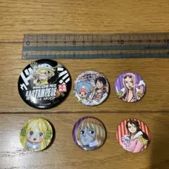 ワンピース ONEPIECE 缶バッジ6個セット