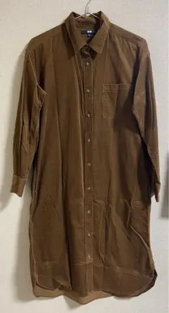 ユニクロ　コーデュロイワンピース