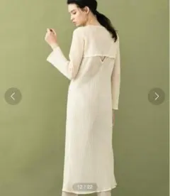 UNITED TOKYO ユナイテッドトーキョー　シアーニットワンピース