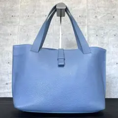 美品】MAURO GOVERNA ダークブラウン レザー 肩掛け トートバッグ 