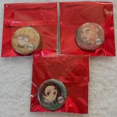 鬼滅の刃 無限列車 くじ引き缶バッジ 煉獄杏寿郎 我妻善逸 竈門炭治郎
