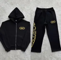 corteiz ナイロンパンツ Corteiz Litework Printed Logo Nylon Cuff Zip Track Pants