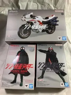 SHFiguarts シン・仮面ライダー1号＆2号 & サイクロン号3点セット