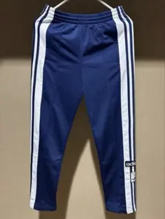 極美品 adidas アディブレイク ジャージ ダークブルー ホワイト Sサイズ